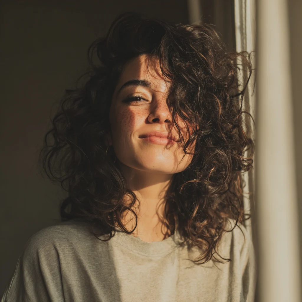 Wife App generated image in warm studio lighting